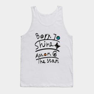 Asterias ✧ Born To Shine Among The Stars (Light Edition). Tank Top